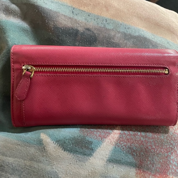 PRADA Long wallet pink leather - Picture 3 of 7